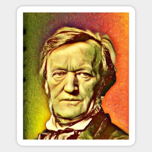 Richard Wagner Snow Portrait | Richard Wagner Artwork 15 Magnet